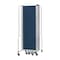 National Public Seating Room Divider, 6' Height, 9 Sections, Blue Panels and Grey Frame RDG6-9PT04 - alternate 7